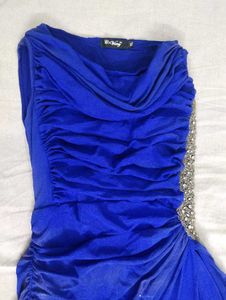Stunning Royal Blue Embellished Dress