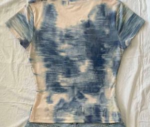 Graphic Print Rhinestone T-Shirt