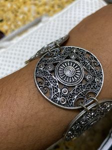 Vintage Inspired oxidised bracelet