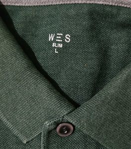 Men's Dark Green Polo  T Shirt