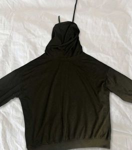 Black Rose Embroidered Hoodie