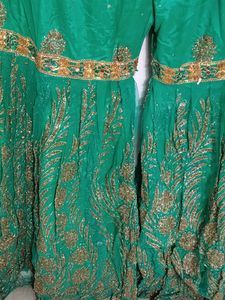 Beautiful Green Embellished Kurta Set