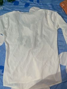 Embroidered White top
