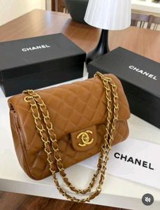 CHANEL FLAP BAG**WITH BRAND CARD**WITH DUSTCOVER