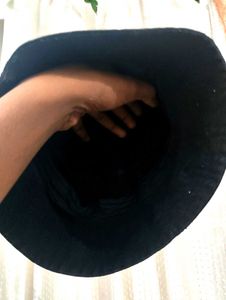 Stylish Black Bucket Hat