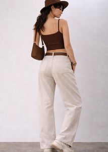 Trendy Wide-Leg Pants with Contrast Stripes
