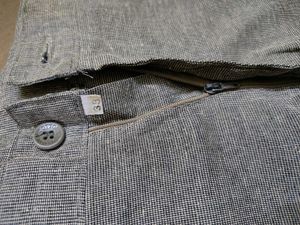 Men's Grey Striped Casual Pants