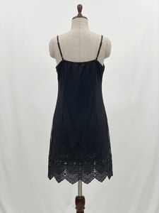 Black Lace Slip Dress