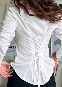 (Free Delivery🌺)Corset Back Shirt for Women
