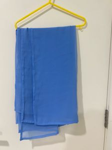 Pastel Blue Kurta set With palazzo &amp; Dupatta