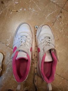Nike White Pink Sneakers for 6 to 8 ye old