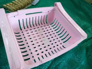 Pink Fridge Storage Tray
