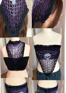 Crochet 2 in 1 skull Top