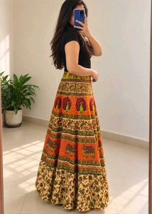 Navratri Style Wrap Around Skirt