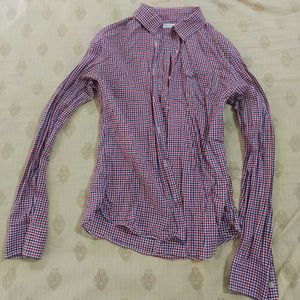 GIORDANO Slim Fit Checked Cotton Shirt