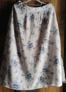 Floral Slit Skirt