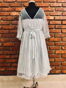 Elegant White Embellished Gown