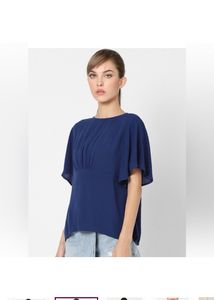 ONLY Casual Regular Sleeves SolidWomen Blue Top