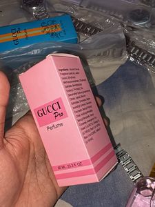 Gucci Pro Perfume &amp; titan Watch Set