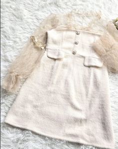 Elegant Lace Sleeve Mini Dress