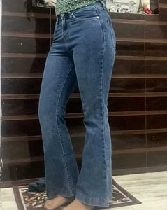 Flared Blue Denim Jeans🩵 last price