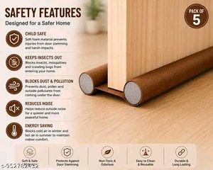 Door Draft Stopper - Pack of 5