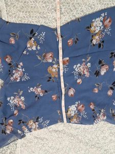 Blue Floral Maxi Dress