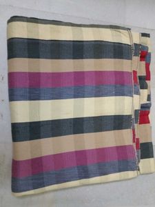 Striped Fabric Piece Carpet