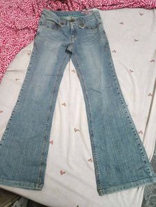 lace embroidery jeans