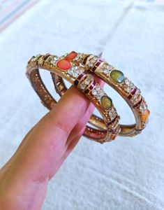 Designer Stone Bangles/Churi