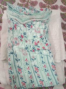 Women's Floral Kurta Set