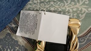 SALE!ZARA womens gold buckle belt