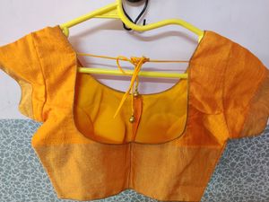 Raw silk readymade blouse