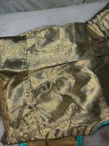 Stunning Golden Embellished Blouse