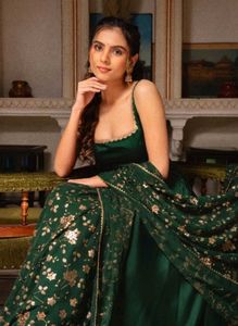 Elegant Green Kurta Set with Dupatta