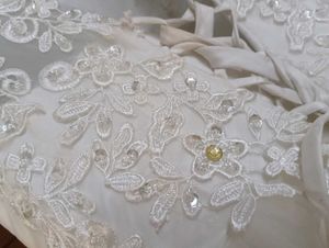 free delivery 🚚 Elegant White Bridal Gown❄️💠