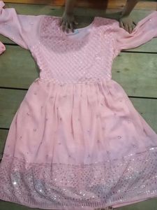 Pretty Pink Girls Dress