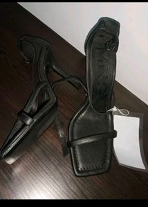 Charcoal Shimmery Pumps And Mango Stilletos