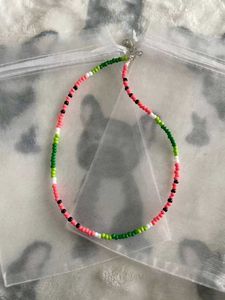 Boho style beaded chain🍓⛱️🍹