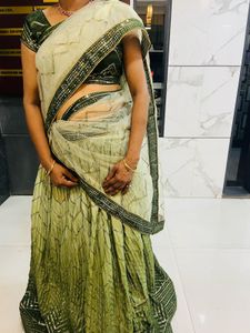 Branded Designer Lehenga And Saree 2 In One