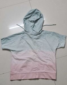 Ombre Zip-Up Hoodie