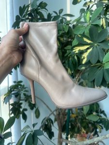 Stylish Taupe Ankle Boots