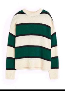 H&M Chic Striped Knit Sweater