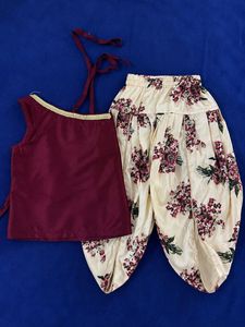 Floral Dhoti Kurta Set