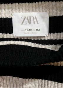 ZARA Striped Knit Sweater