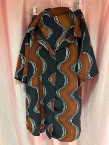 Pattern Print Shirt Unisex