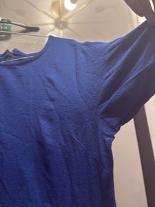 Blue T-Shirt Dress