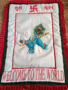 Welcome to the World Krishna Baby Mat