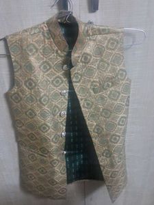 kids Brocade Nehru Jacket