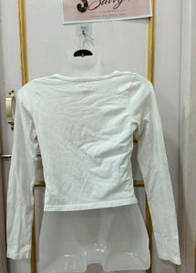 Classic White Long Sleeve Top